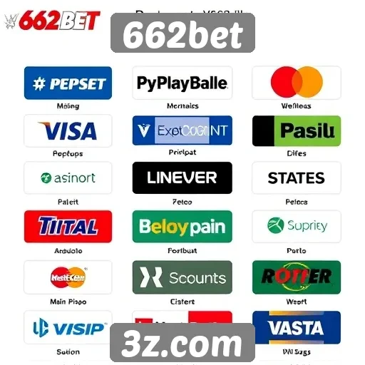 Diversidade de pagamento no site 662bet